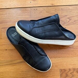 Eileen Fisher Women's Black Leather Sneakers